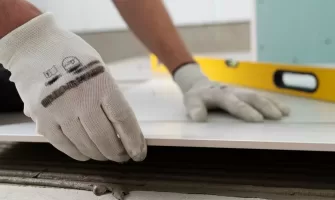 Tiling work
